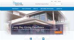 Desktop Screenshot of baylorsurgicareplano.com